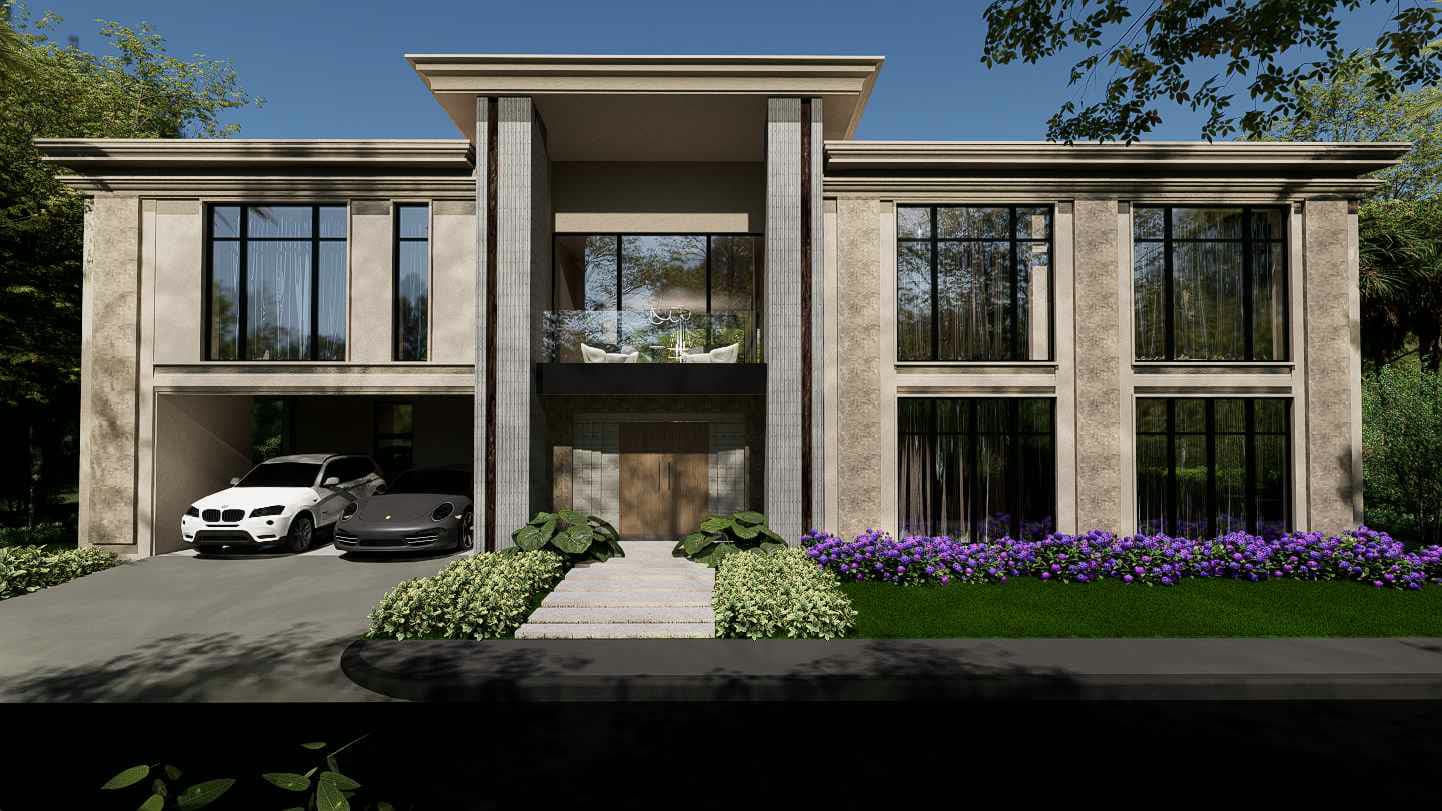 Render de la residencia en Cap Cana que Contradonai construye actualmente